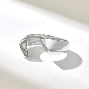 0.14CTW Round Diamond Twist Open Ring