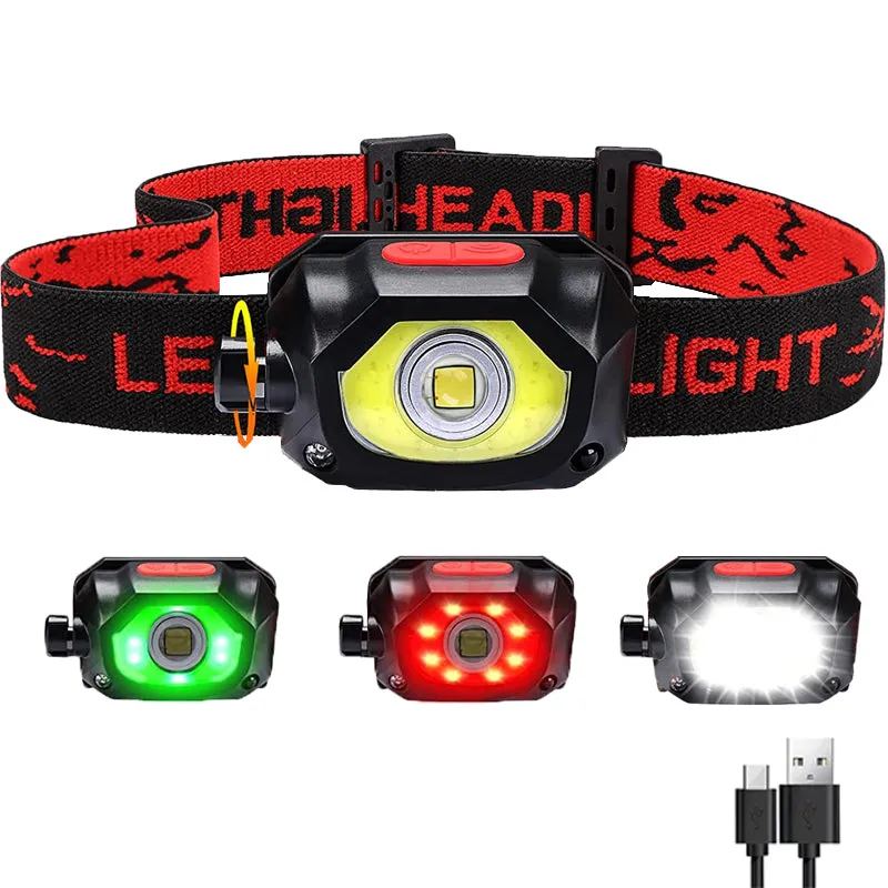 1000 Lumens LED Hunting Headlamp With Motion Sensor