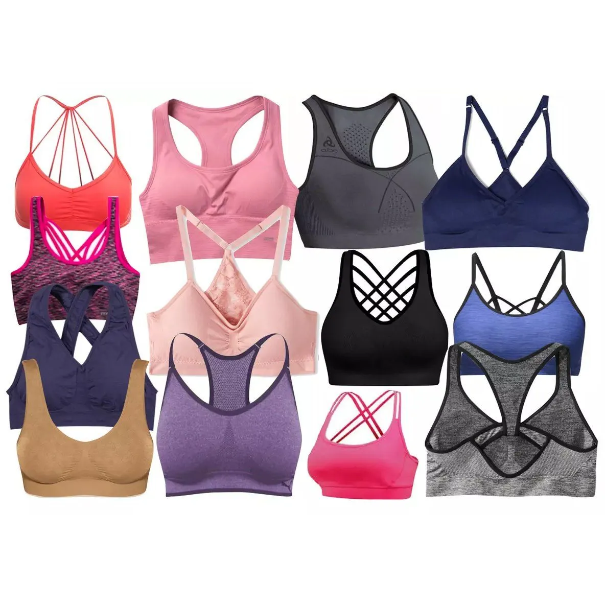 6-Pack: Women's Mystery Seamless Sports and Lounging Bras