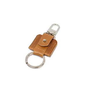 AirTag keychain with snap hook and keyring