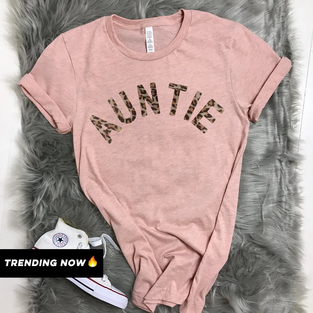 Auntie Leopard Summer T-Shirts (MRK X)