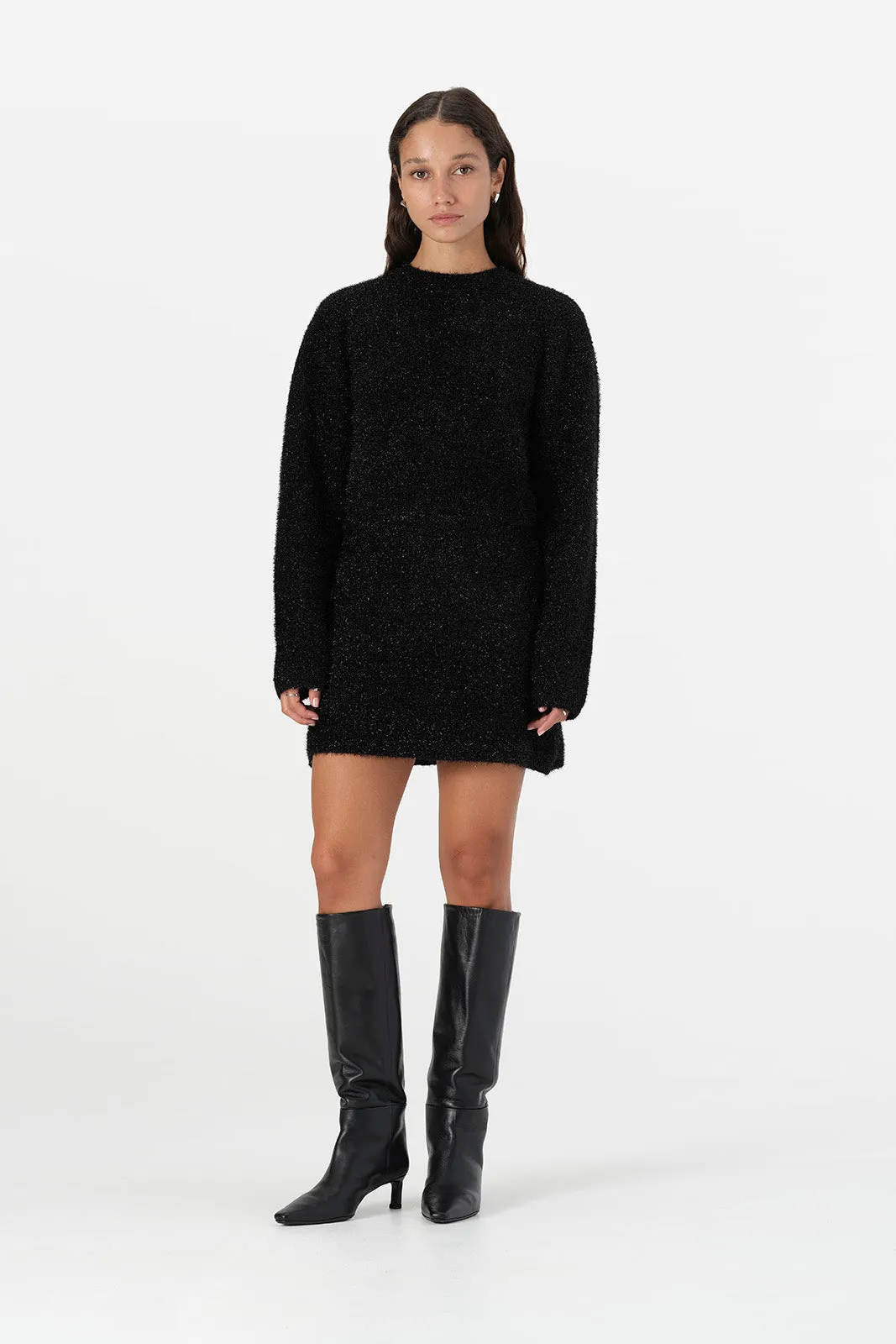 Aurora Knit Black Lurex