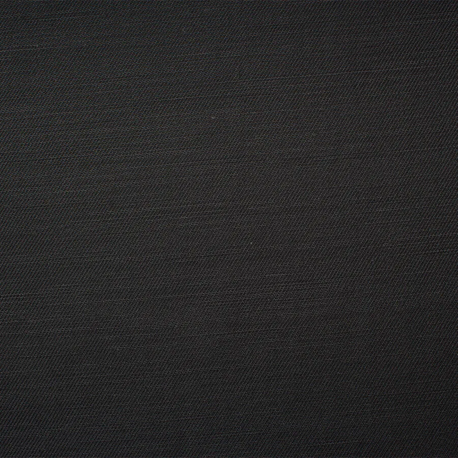 Black Medium Weight Linen (A 1m Piece)