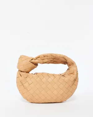 Bottega Veneta Beige (Almond) Intrecciato Leather Mini Jodie