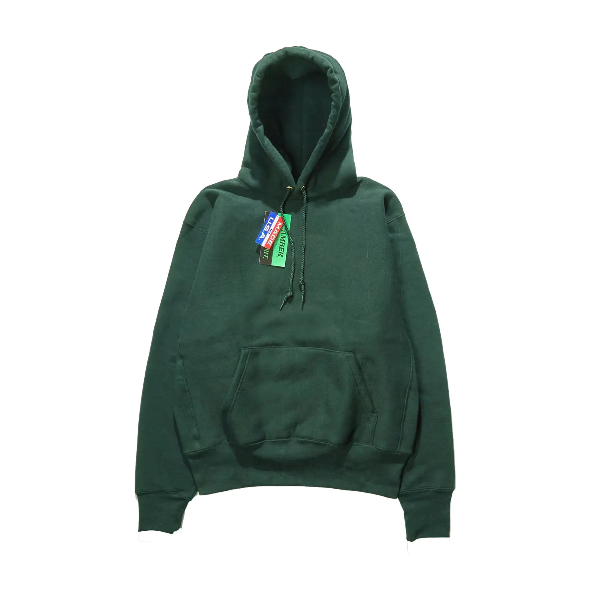 Camber Sportswear 12oz Cross-Knit Hoodie - Forest Green