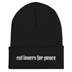 CAT LOVERS FOR PEACE Beanie