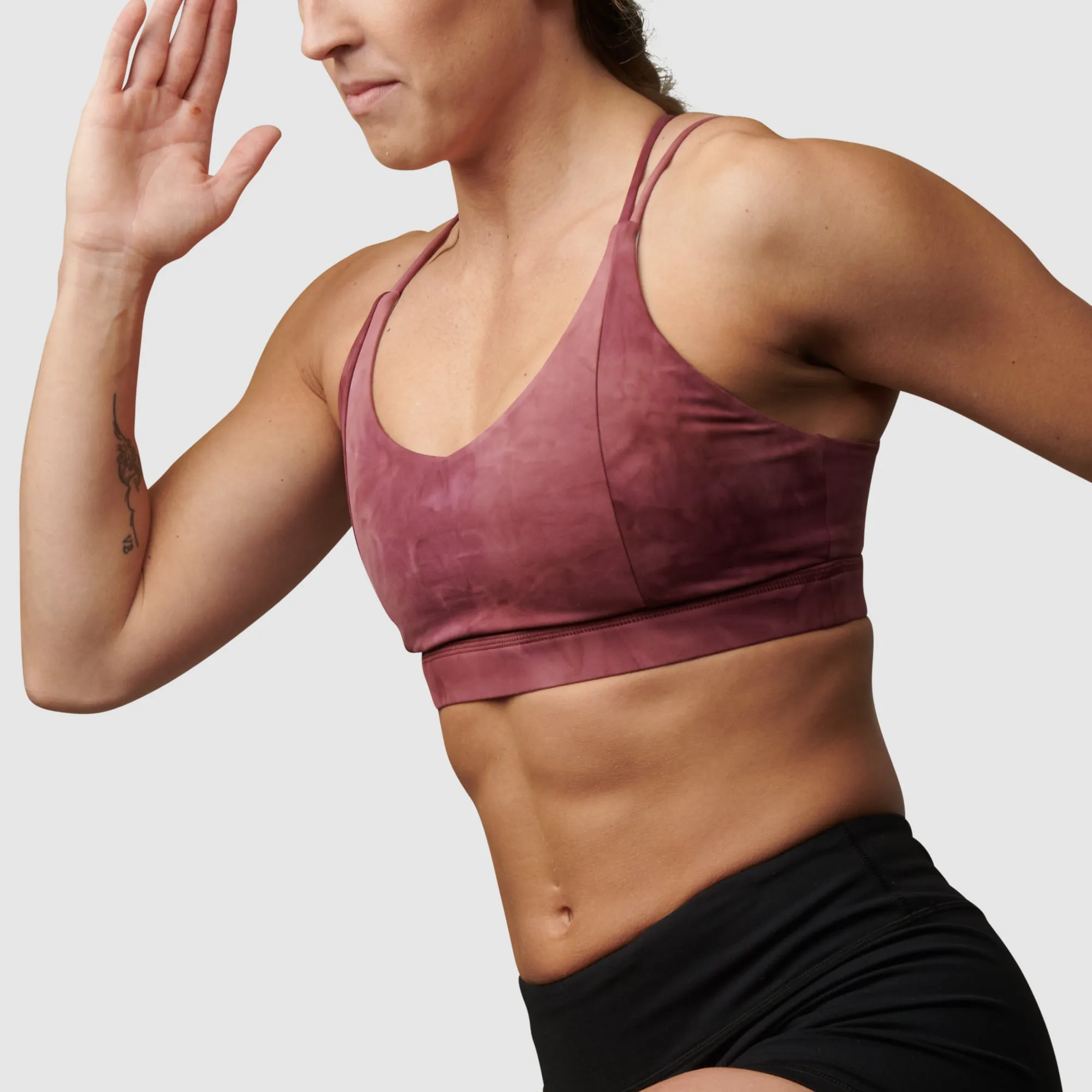 Exhale Sports Bra (Roan Rouge)