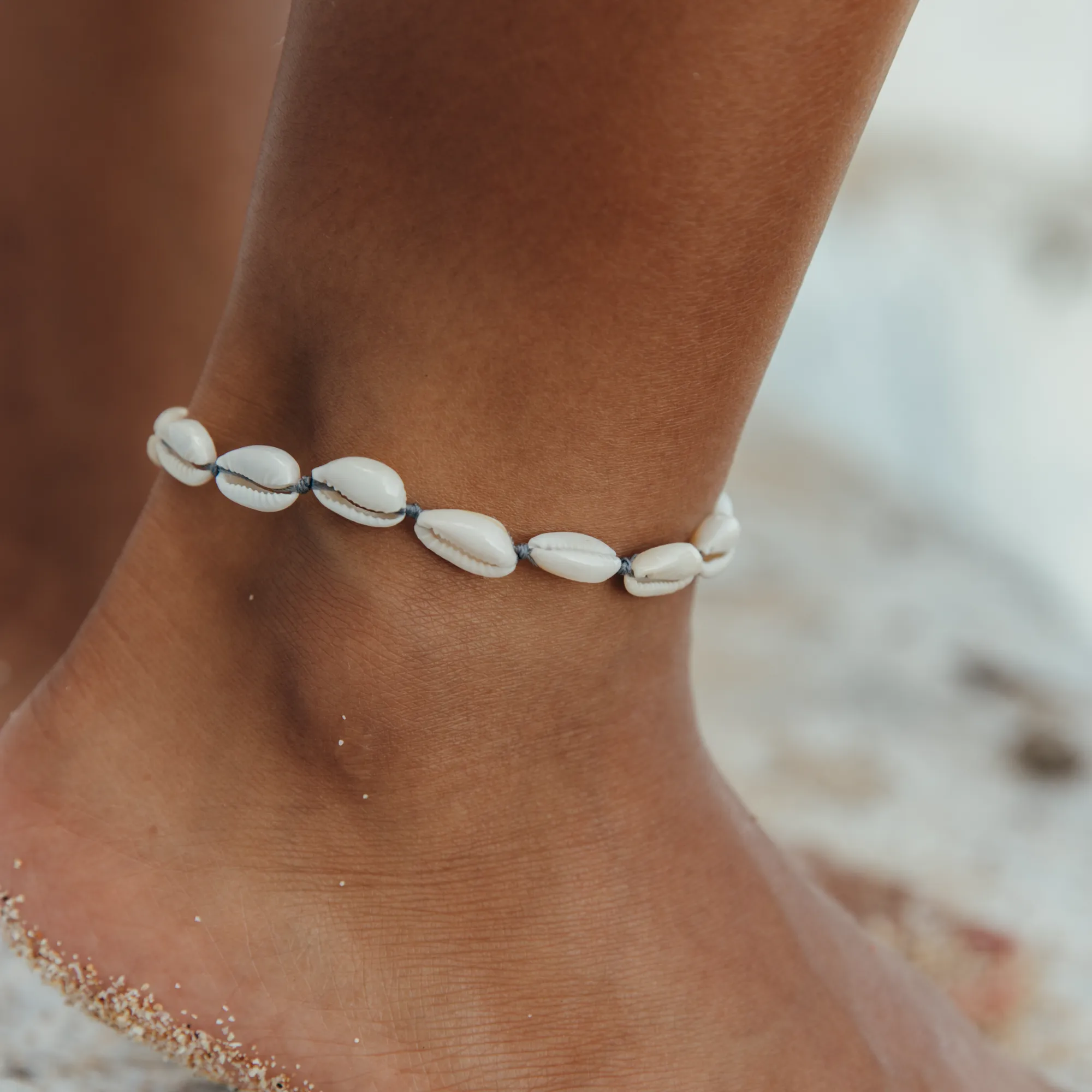 IMPERFECT Livadi Cowrie Shell Anklet