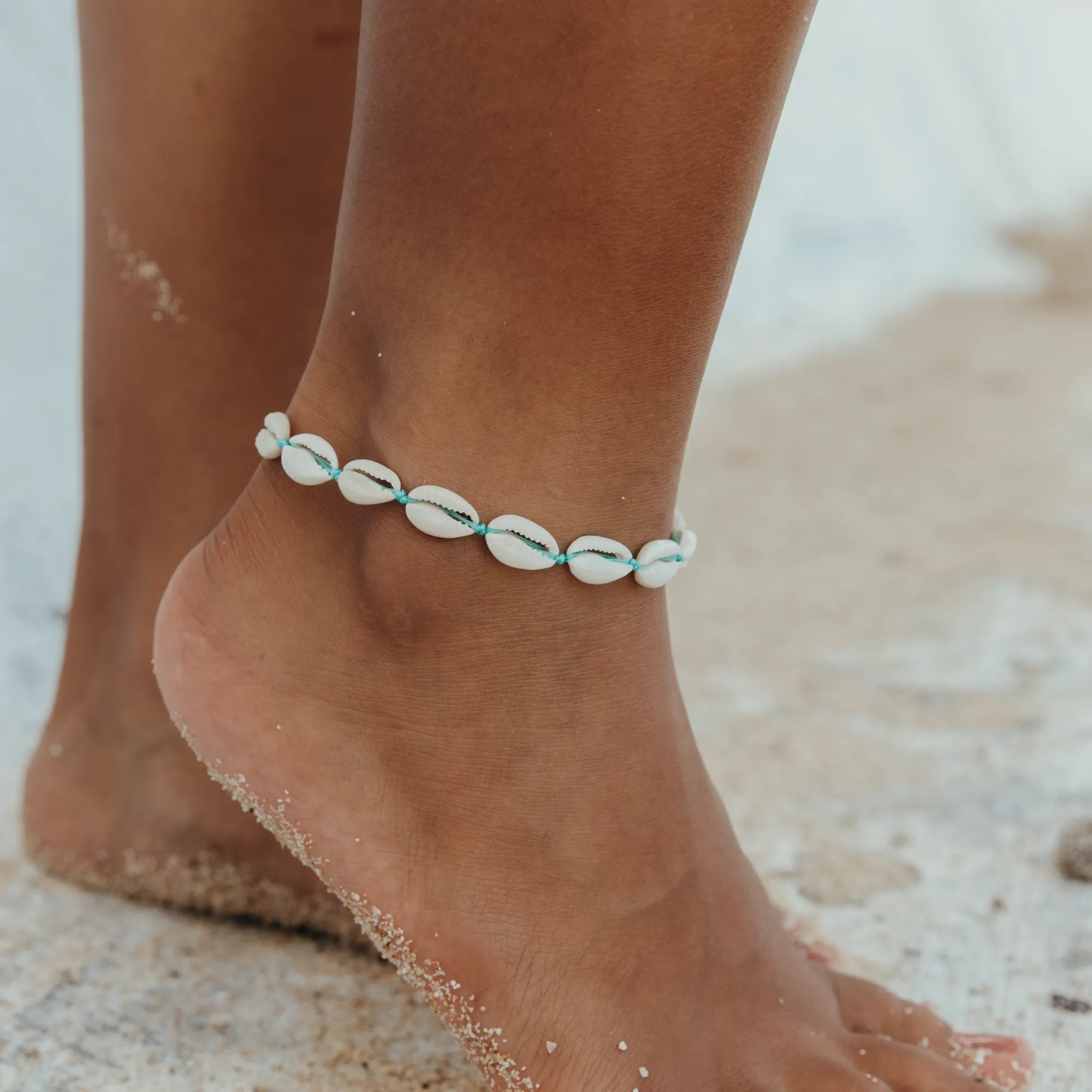 IMPERFECT Livadi Cowrie Shell Anklet