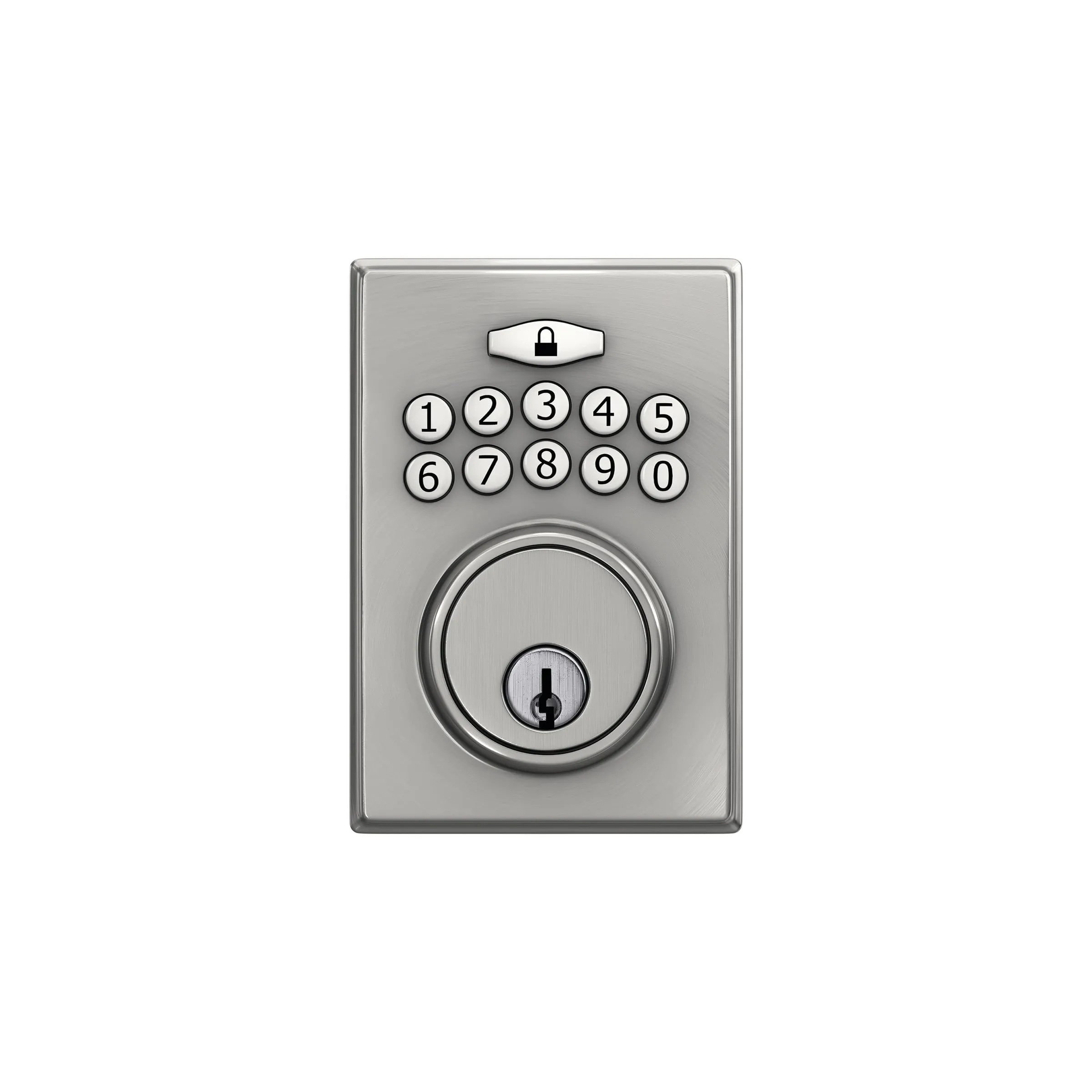 Keypad Electronic Deadbolt in Stainless Steel