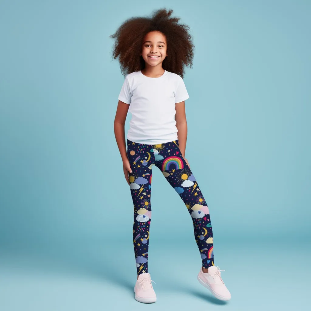 Kids Whimsy Weather Leggings