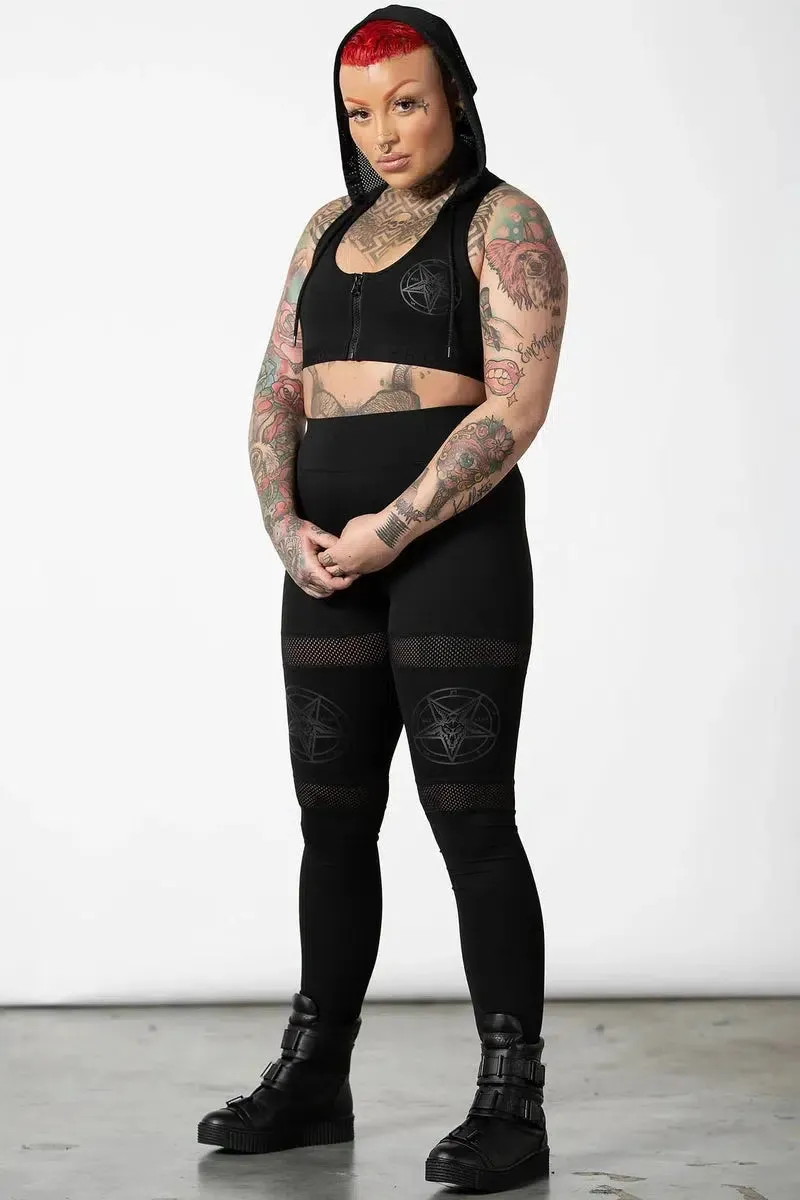 Killstar Terminus Sports Bra - Black