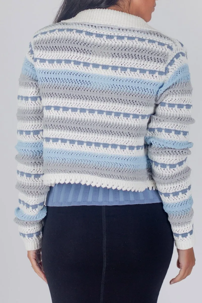 MELISSA CARDIGAN (BLUE)