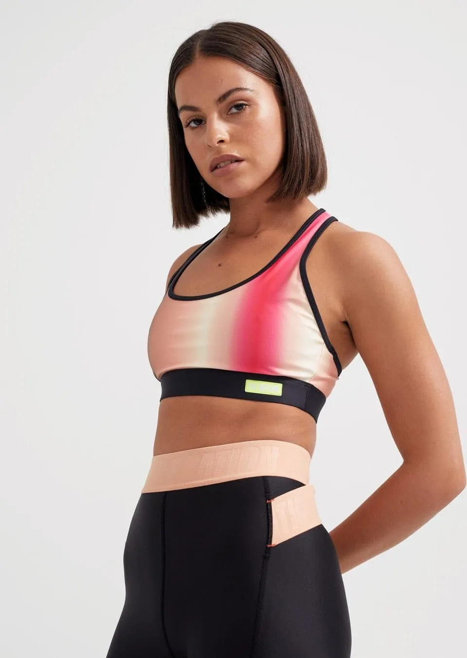 MOMENTUM SPORTS BRA -  IN PRINT