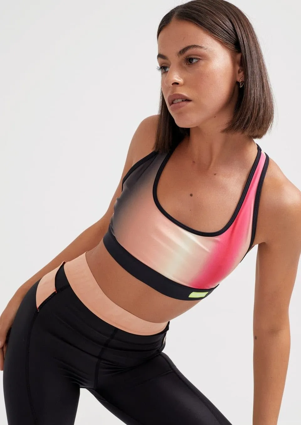 MOMENTUM SPORTS BRA -  IN PRINT