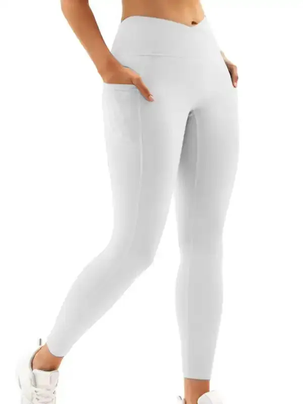 New Women’s High Waist Hip Pocket Yoga Pants