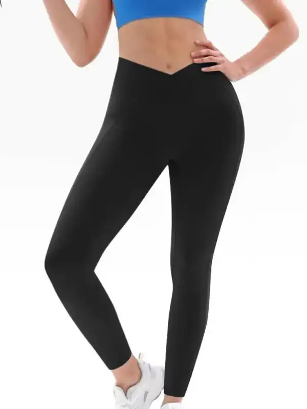 New Women’s High Waist Hip Pocket Yoga Pants