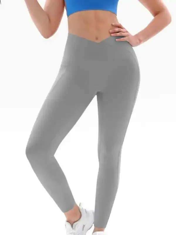 New Women’s High Waist Hip Pocket Yoga Pants