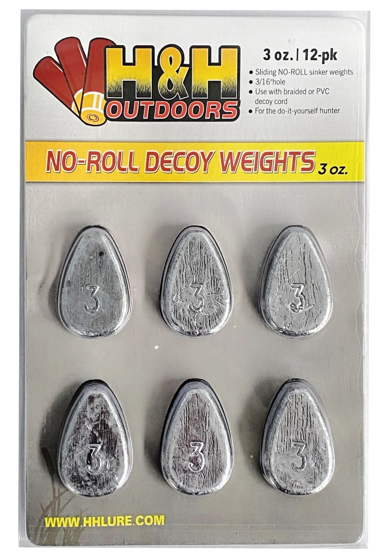 No-Roll (Almond) Decoy Weights