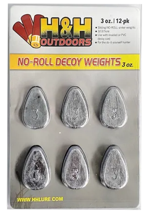 No-Roll (Almond) Decoy Weights