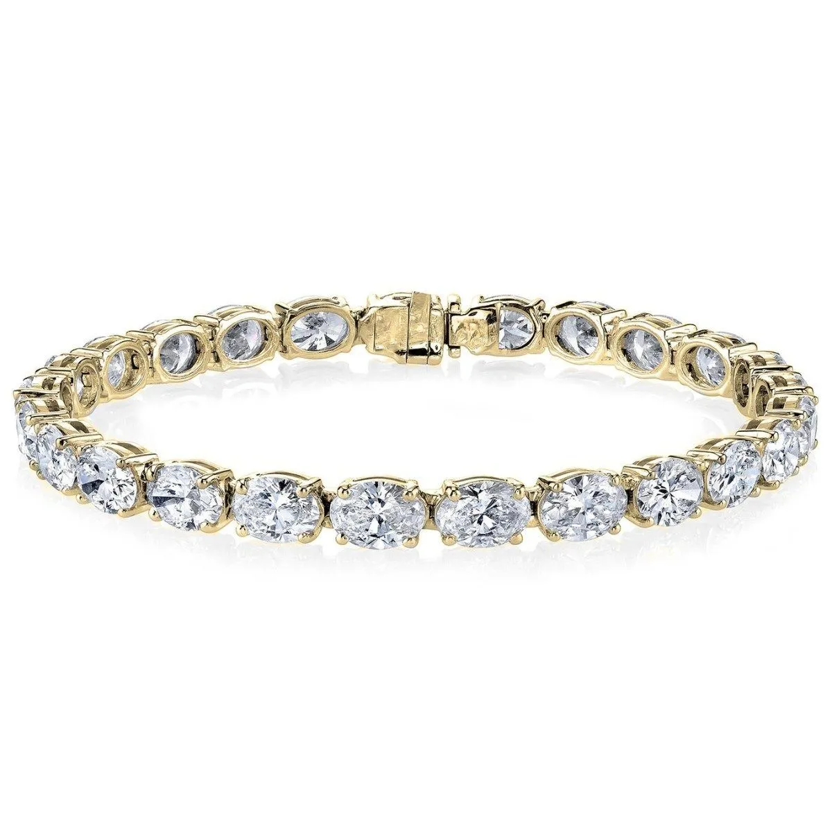 Oval Tennis Bracelets Made With Swarovski Elements