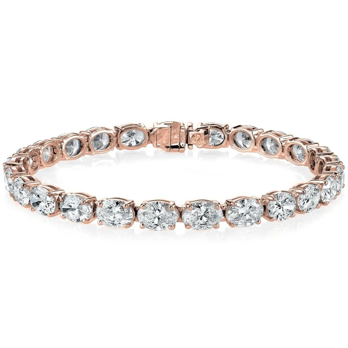 Oval Tennis Bracelets Made With Swarovski Elements