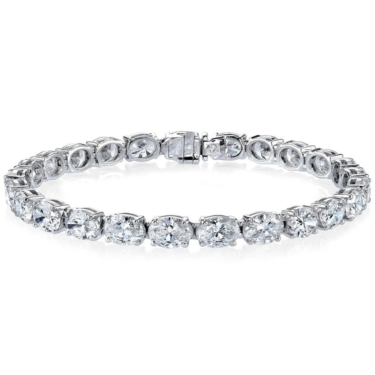 Oval Tennis Bracelets Made With Swarovski Elements