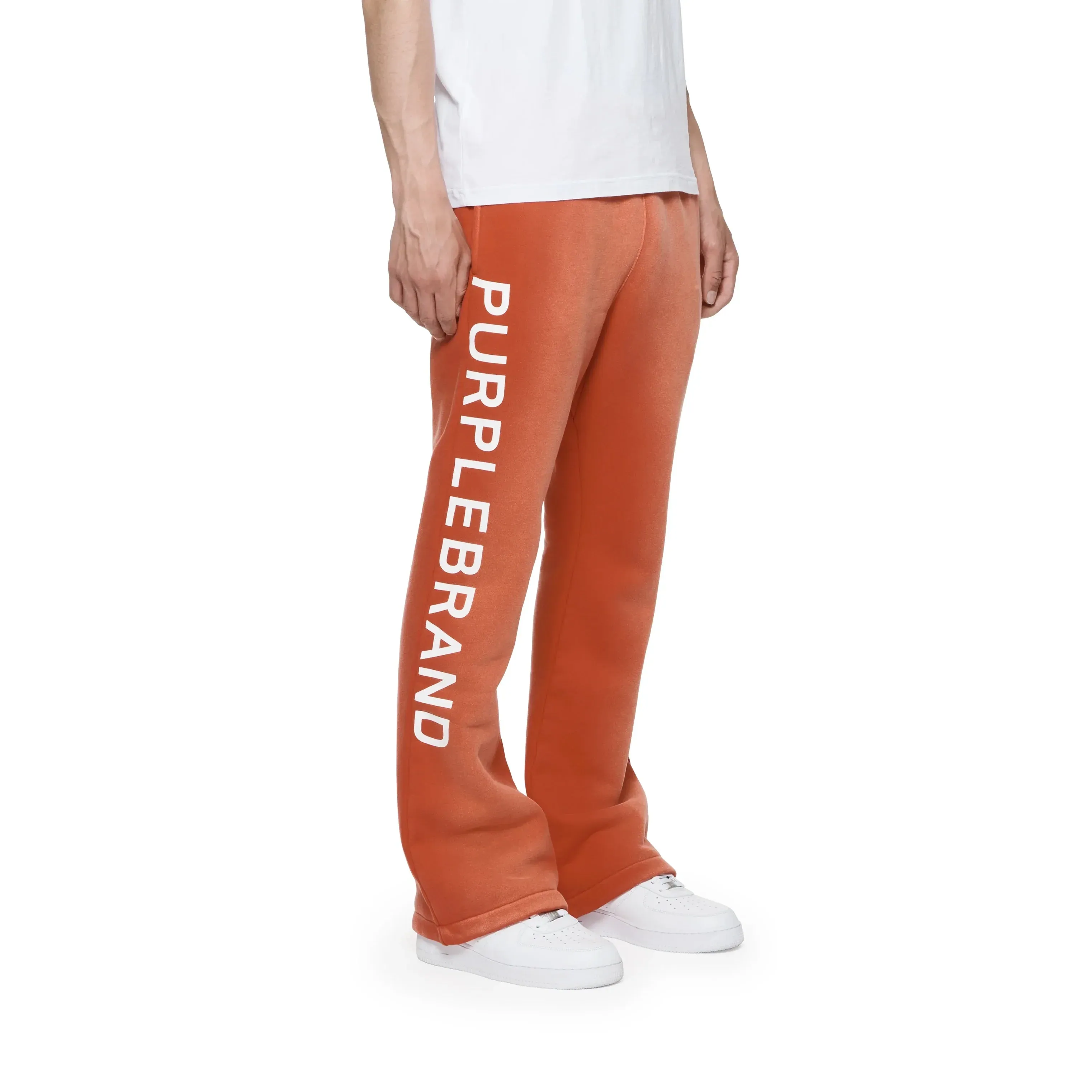 Purple Brand Wordmark Flared Pants