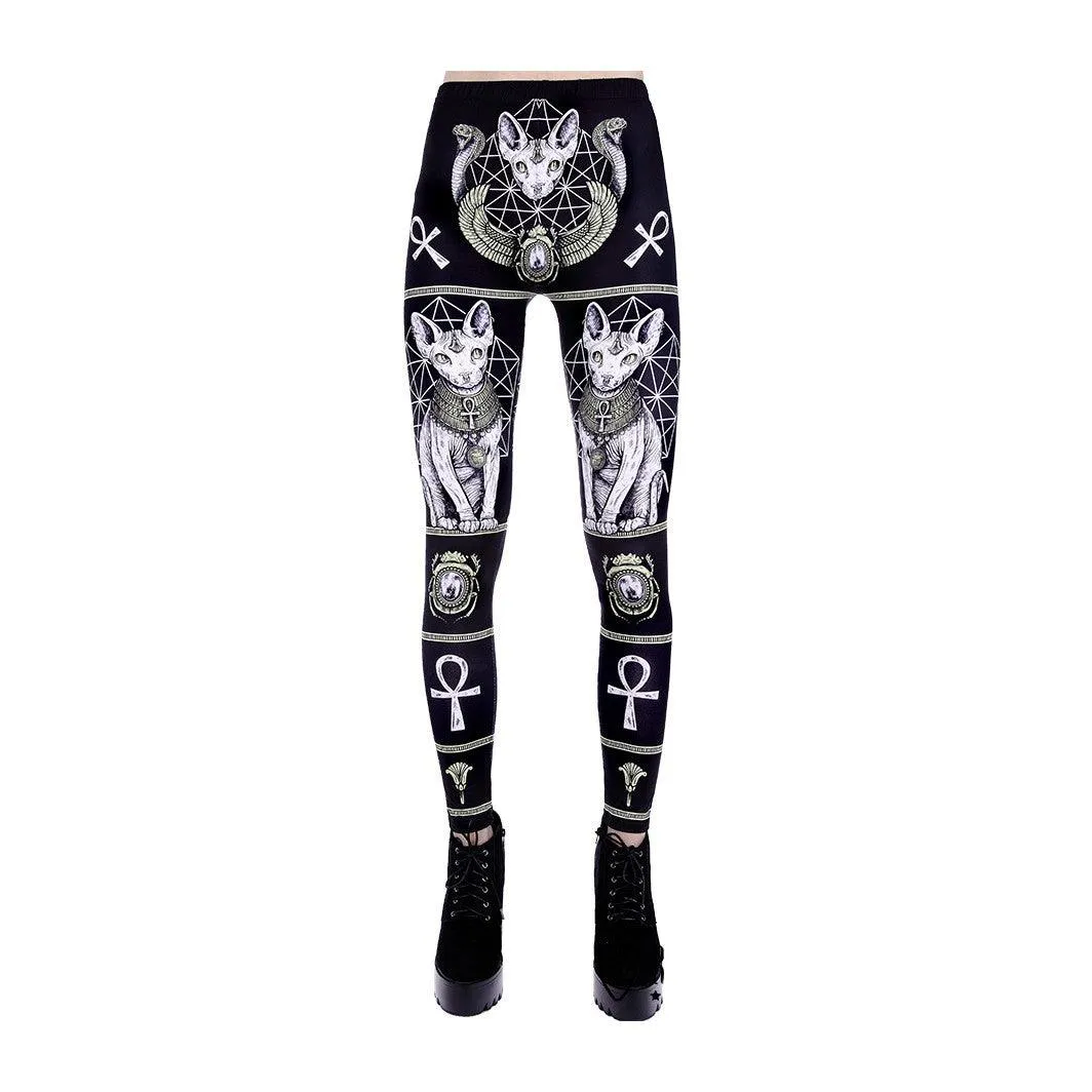 Restyle - SPHINX LEGGINGS - Womens Leggings