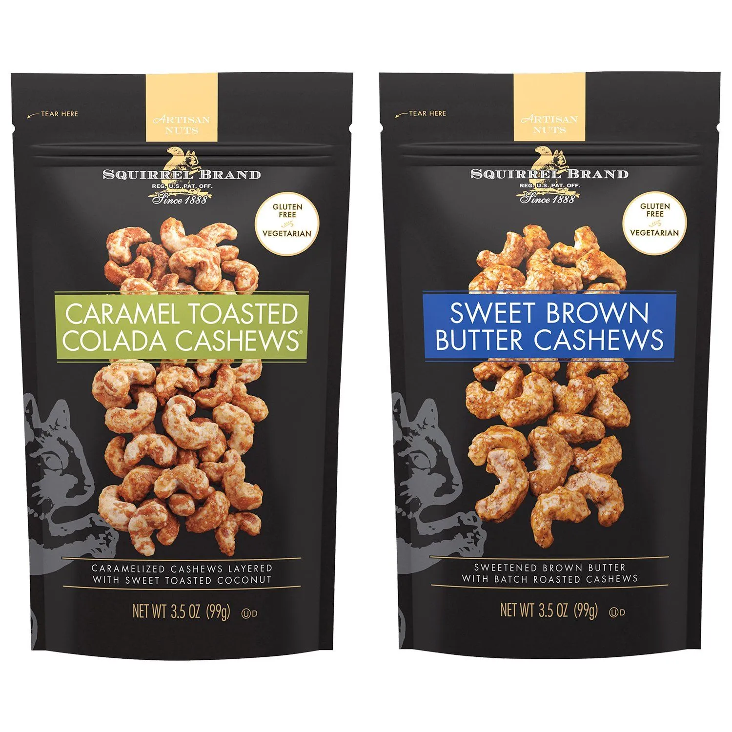 Squirrel Brand Artisan Cashews