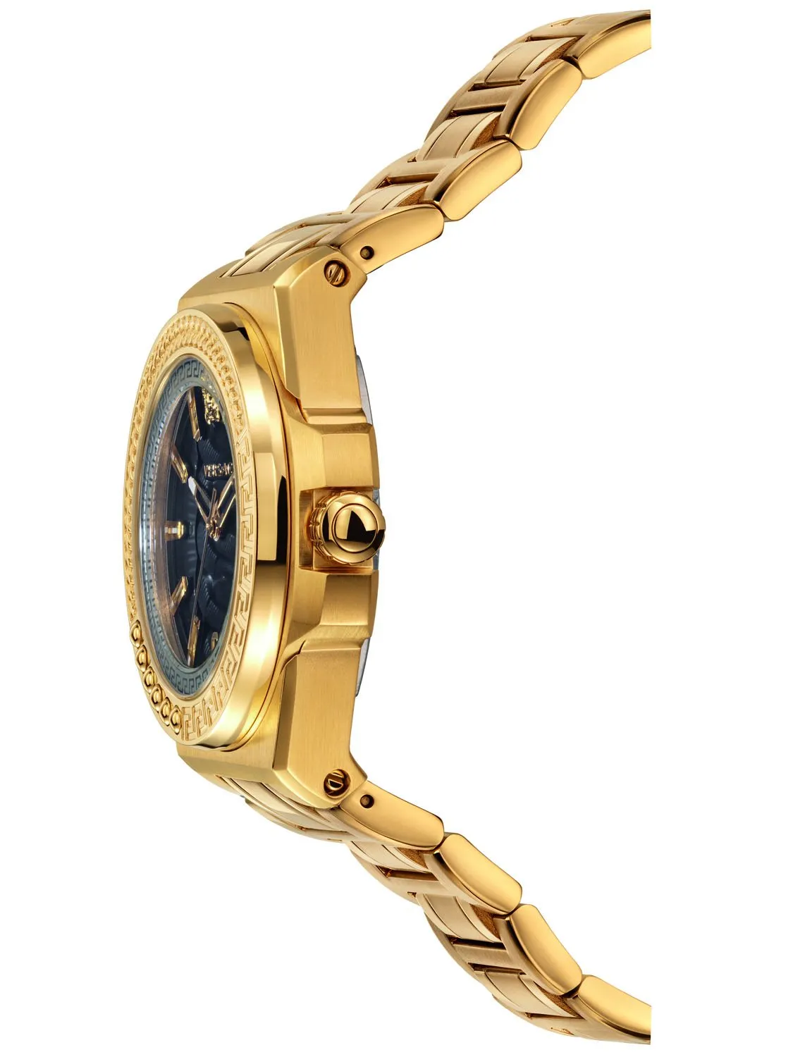 Versace CHAIN REACTION 40 mm - Midsize Steel Gold Plated Watch VEHD00520