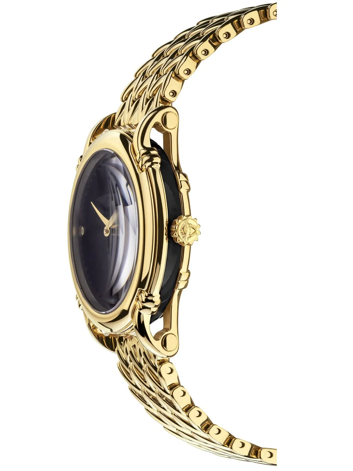 Versace SAFETY PIN 34mm Gold / Gold Dial Womens Watch VEPN620