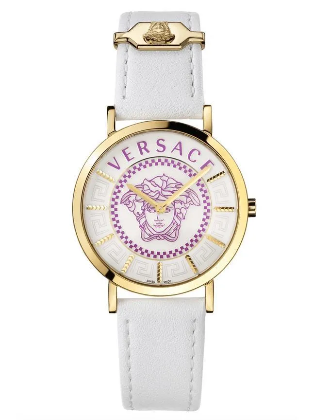 Versace V Essential - watch - Silver / White - VEK400321