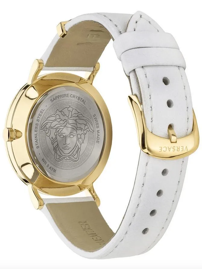 Versace V Essential - watch - Silver / White - VEK400321