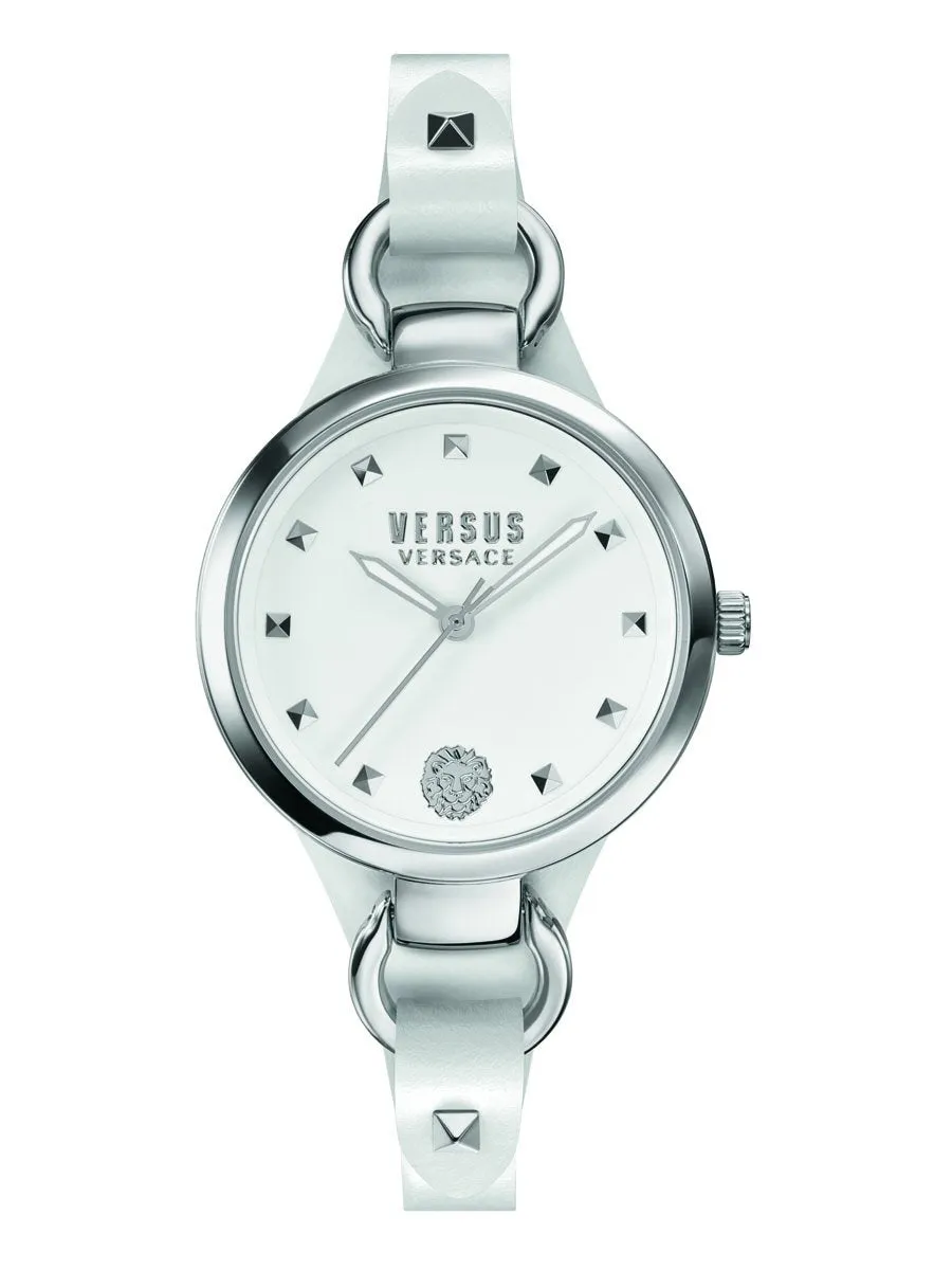 Versus Versace ROSLYN 34mm White Leather Womens Watch SOM010015