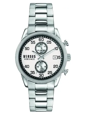 Versus Versace SHOREDITCH 44mm Silver Chrono Mens Watch S66020016