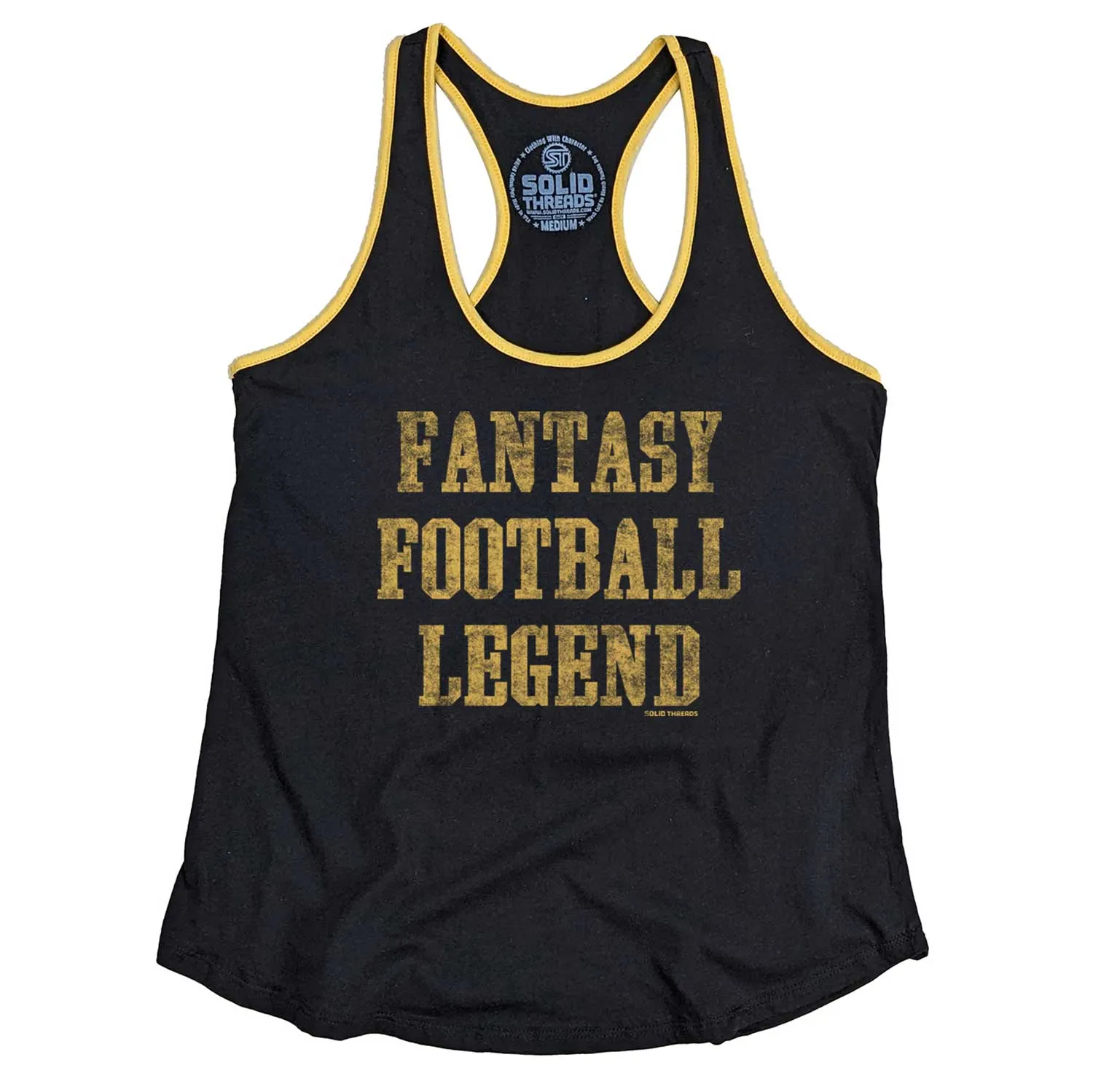 Women's Fantasy Football Legend Ringer Tank Top