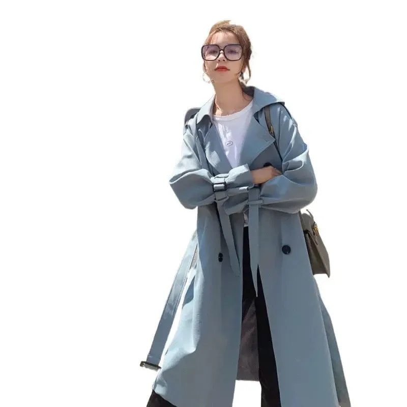 Women's Mid-length Loose Trench coat Jacket