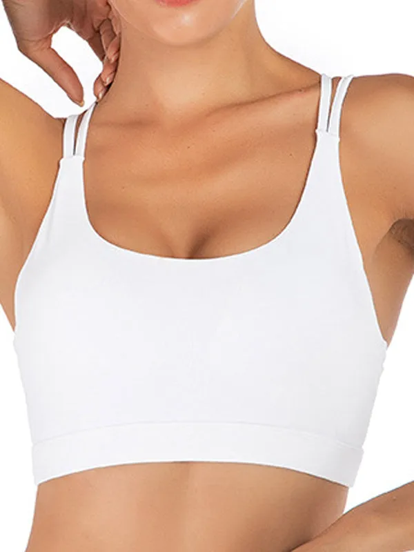 ZASUWA Female Cross Beautify Back Hollow Out Sports Bras